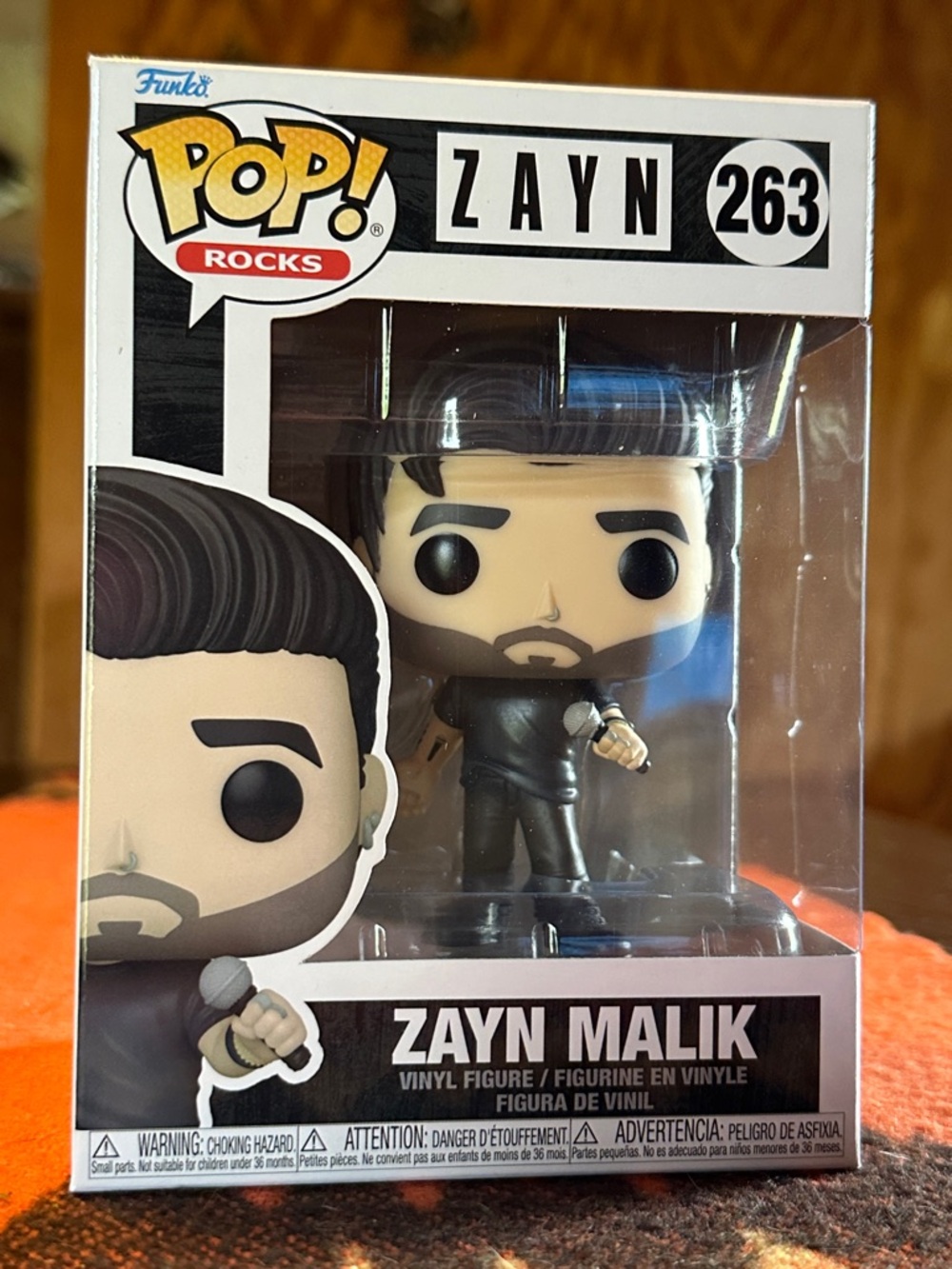 Funko Zayn Malik Vinyl Figure - Black Outfit with Brown Hair